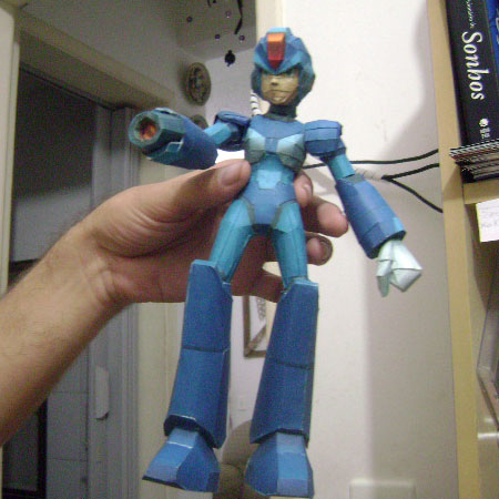 megaman x8 papercraft