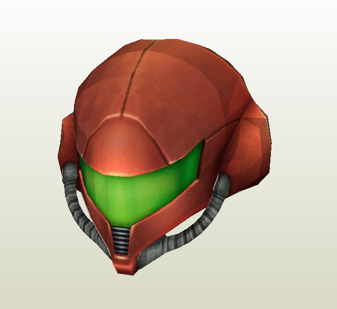 13 Free Samus Helmet Papercraft Template Selkietwins