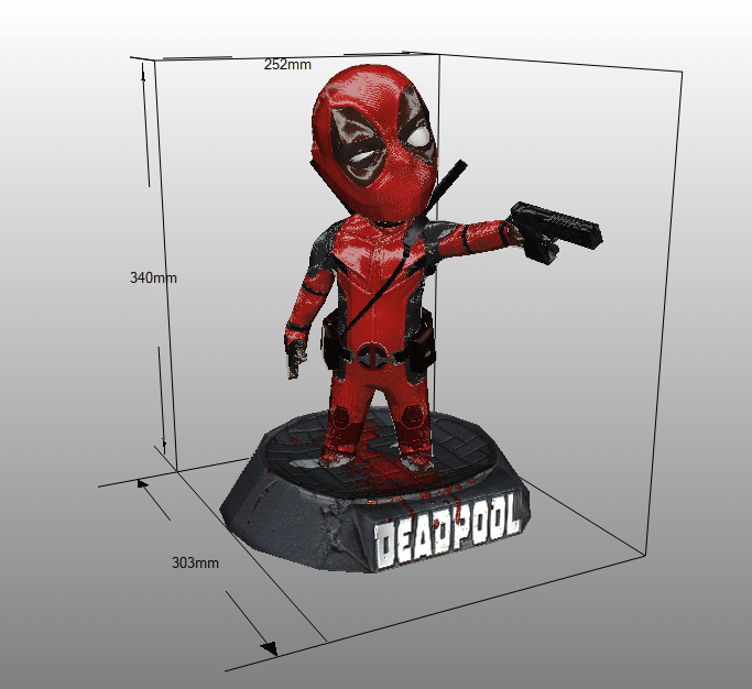 Papercraft Deadpool Chibi No Lin