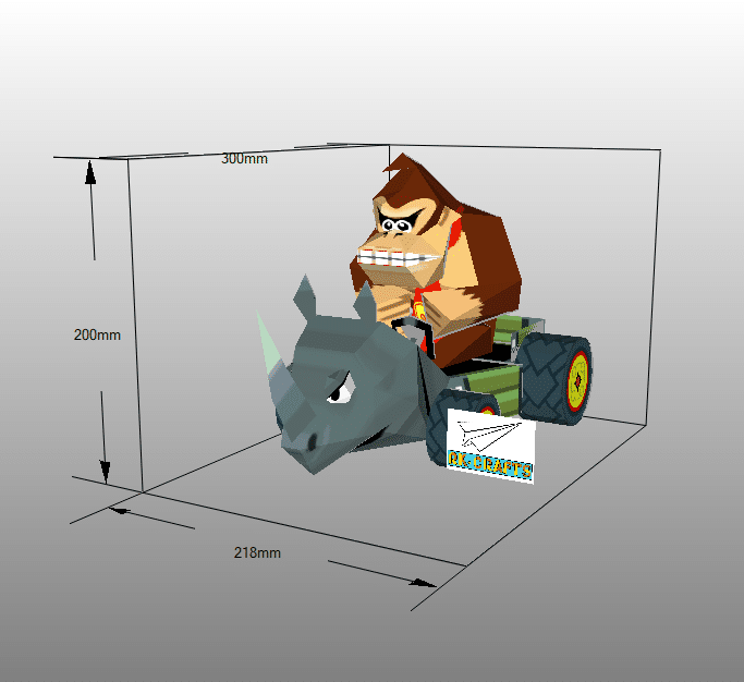 Donkey Kong Papercraft